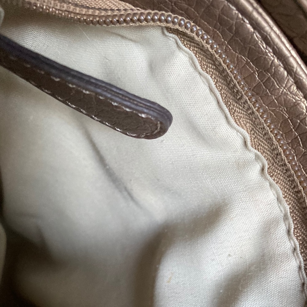 Nine West | Beautiful Washed Gold Crossbody Bag - Picture 6 of 9